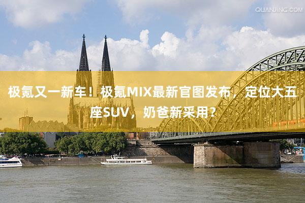 极氪又一新车！极氪MIX最新官图发布，定位大五座SUV，奶爸新采用？