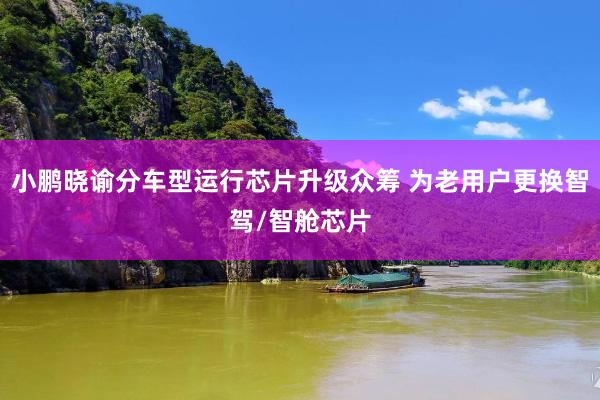 小鹏晓谕分车型运行芯片升级众筹 为老用户更换智驾/智舱芯片